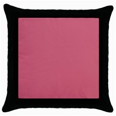 Rosey Throw Pillow Case (black)