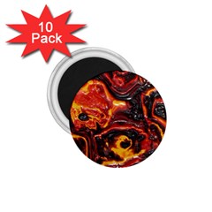 Lava Active Volcano Nature 1 75  Magnets (10 Pack)  by Alisyart