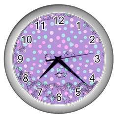 Little Face Wall Clocks (silver)  by snowwhitegirl