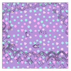 Little Face Large Satin Scarf (square) by snowwhitegirl