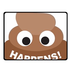 Poo Happens Fleece Blanket (small)