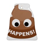Poo Happens Bell Ornament (Two Sides)
