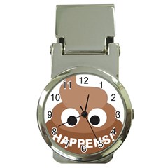 Poo Happens Money Clip Watches by Vitalitee