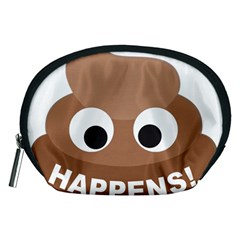 Poo Happens Accessory Pouches (medium)  by Vitalitee