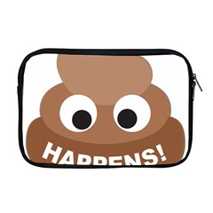 Poo Happens Apple Macbook Pro 17  Zipper Case