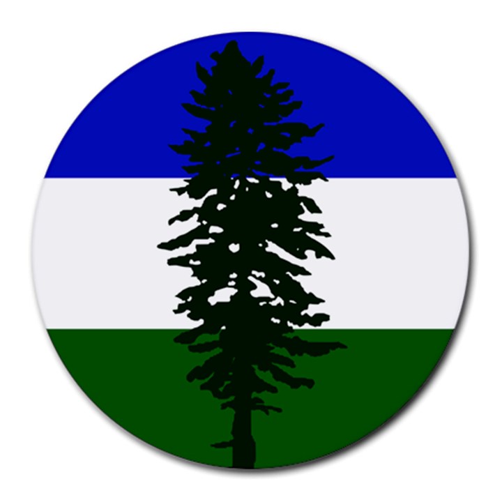 Flag of Cascadia Round Mousepads