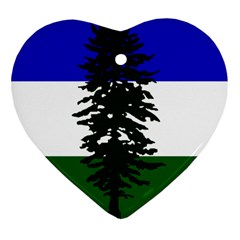 Flag Of Cascadia Ornament (heart) by abbeyz71