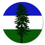 Flag of Cascadia Magnet 5  (Round) Front