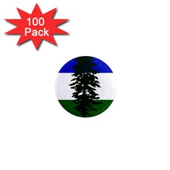 Flag Of Cascadia 1  Mini Magnets (100 Pack)  by abbeyz71