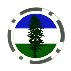 Flag Of Cascadia Poker Chip Card Guard (10 Pack) by abbeyz71