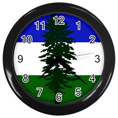 Flag Of Cascadia Wall Clocks (black) by abbeyz71