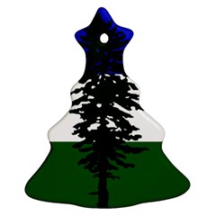 Flag Of Cascadia Christmas Tree Ornament (two Sides) by abbeyz71