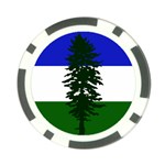 Flag of Cascadia Poker Chip Card Guard Front