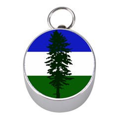 Flag Of Cascadia Mini Silver Compasses