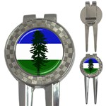Flag of Cascadia 3-in-1 Golf Divots Front
