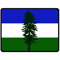 Flag Of Cascadia Fleece Blanket (large)  by abbeyz71