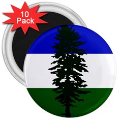 Flag Of Cascadia 3  Magnets (10 Pack)  by abbeyz71