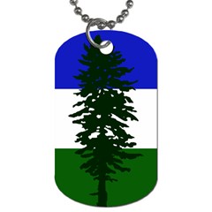 Flag Of Cascadia Dog Tag (one Side)