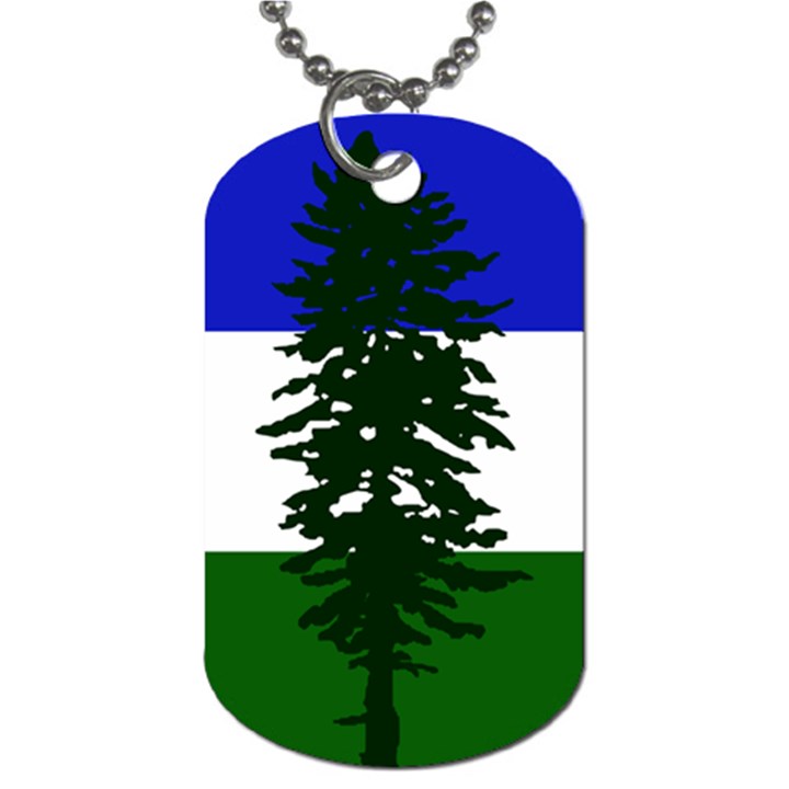 Flag of Cascadia Dog Tag (One Side)