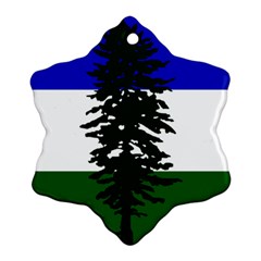 Flag Of Cascadia Ornament (snowflake) by abbeyz71