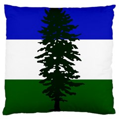 Flag Of Cascadia Large Cushion Case (one Side) by abbeyz71