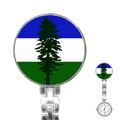 Flag Of Cascadia Stainless Steel Nurses Watch by abbeyz71