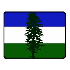 Flag Of Cascadia Double Sided Fleece Blanket (small)  by abbeyz71