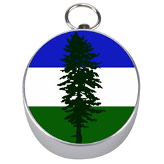 Flag Of Cascadia Silver Compasses by abbeyz71