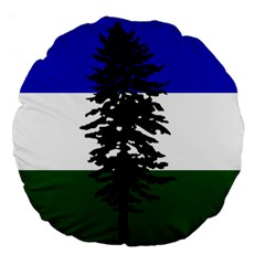 Flag Of Cascadia Large 18  Premium Flano Round Cushions by abbeyz71