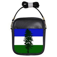 Flag Of Cascadia Girls Sling Bags by abbeyz71
