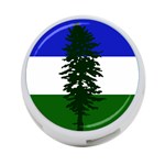 Flag of Cascadia 4-Port USB Hub (Two Sides)  Front