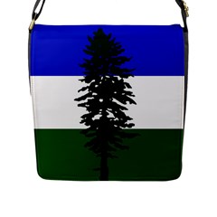 Flag Of Cascadia Flap Messenger Bag (l)  by abbeyz71