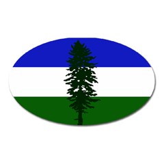 Flag Of Cascadia Oval Magnet by abbeyz71