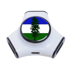 Flag Of Cascadia 3-port Usb Hub by abbeyz71