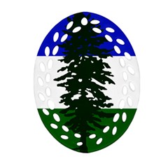 Flag Of Cascadia Ornament (oval Filigree) by abbeyz71