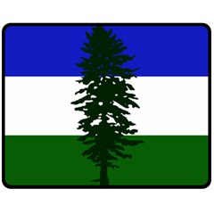 Flag Of Cascadia Double Sided Fleece Blanket (medium)  by abbeyz71