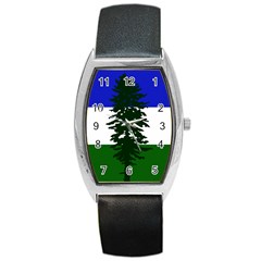 Flag Of Cascadia Barrel Style Metal Watch by abbeyz71