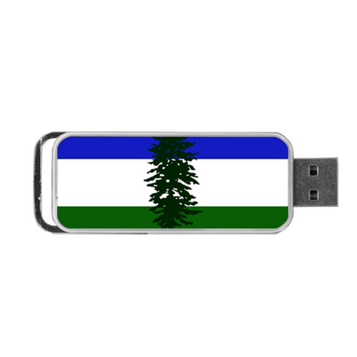 Flag of Cascadia Portable USB Flash (One Side)