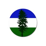 Flag of Cascadia Magnet 3  (Round) Front