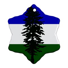 Flag Of Cascadia Ornament (snowflake) by abbeyz71