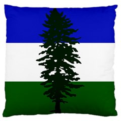 Flag Of Cascadia Large Flano Cushion Case (one Side) by abbeyz71