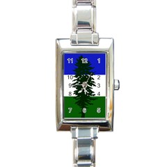 Flag 0f Cascadia Rectangle Italian Charm Watch by abbeyz71