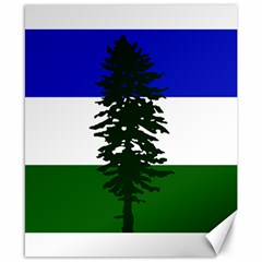 Flag 0f Cascadia Canvas 8  X 10  by abbeyz71