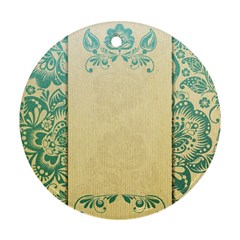 Art Nouveau Green Ornament (round) by NouveauDesign