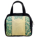 art nouveau green Classic Handbags (2 Sides) Front