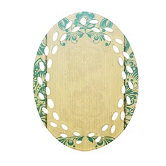 Art Nouveau Green Ornament (oval Filigree) by NouveauDesign