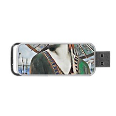 Lady Of Summer 1920 Art Deco Portable Usb Flash (one Side) by NouveauDesign