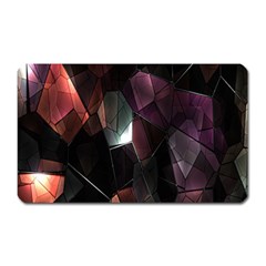 Crystals Background Design Luxury Magnet (rectangular) by Nexatart