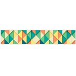 Background Geometric Triangle Large Flano Scarf  Back