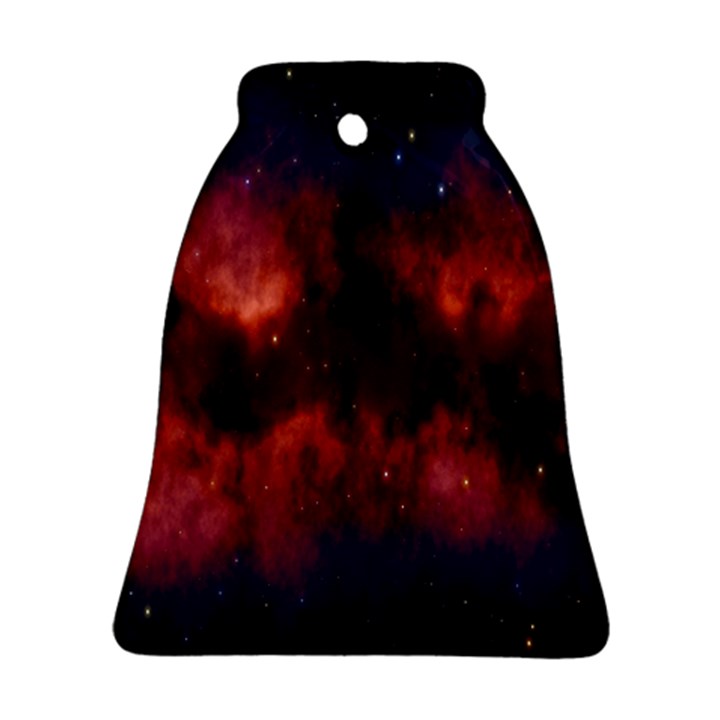 Astronomy Space Galaxy Fog Bell Ornament (Two Sides)